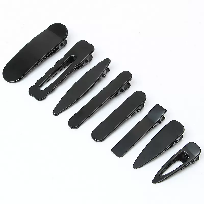 厂家直销 时尚女式侧边鸭嘴夹金属甜酷刘海夹化妆发饰碎发夹批发