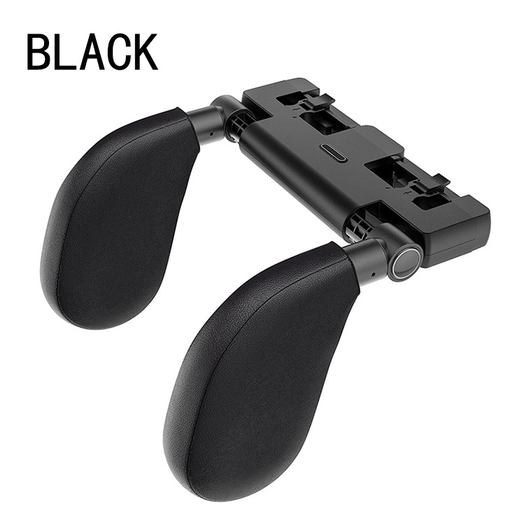 Universal coche reposacabezas lado sueño cuello soporte ajustable niños en forma de U almohada cuello de espuma de memoria soporte lateral