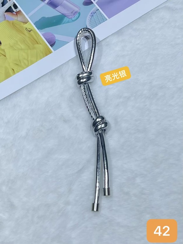 彩色皮革包包挂件创意时尚百搭diy皮绳双绳结挂饰手机钥匙扣挂饰|undefined