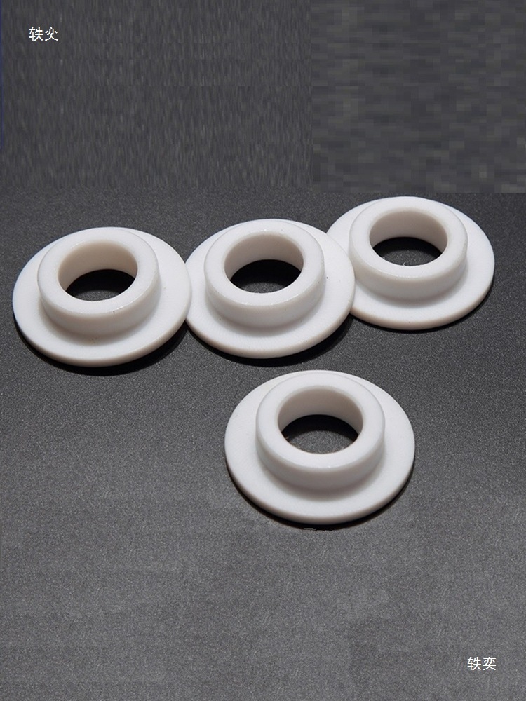 聚四氟乙烯绝缘垫片四氟密封圈挡圈PE套管法兰轴套衬套导向套