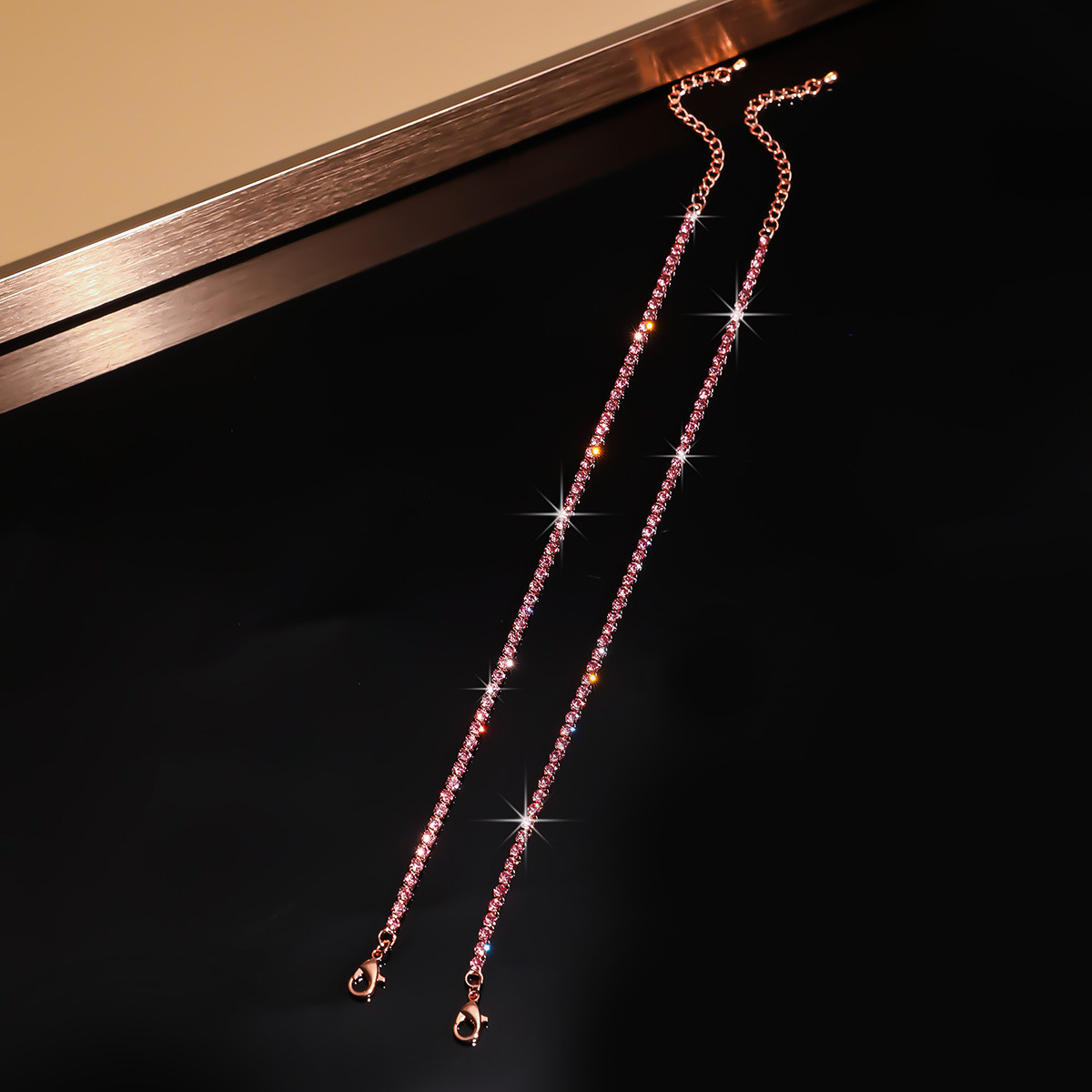 3MM 脚链-玫瑰金粉钻一对1200.jpg