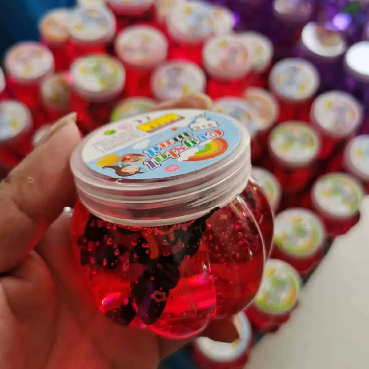 南瓜瓶水晶泥彩色diy史莱姆橡皮泥太空创意儿童玩具泥彩泥珠光泥