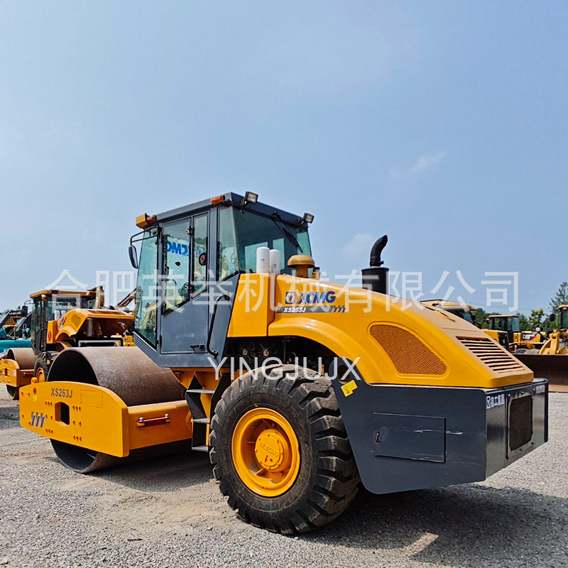 Comercio de exportación transferencia spot XCMG XS263 J26 toneladas rodillo de acero único noventa por ciento nuevo