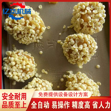 热销新品肉饼裹糠机 地瓜丸裹糠设备 变频调速鸡柳上糠机生产厂家