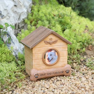 Cross-Border Wooden Pet Urn Storage Box for Cats and Dogs Cremation Burial Urn Memorial Box