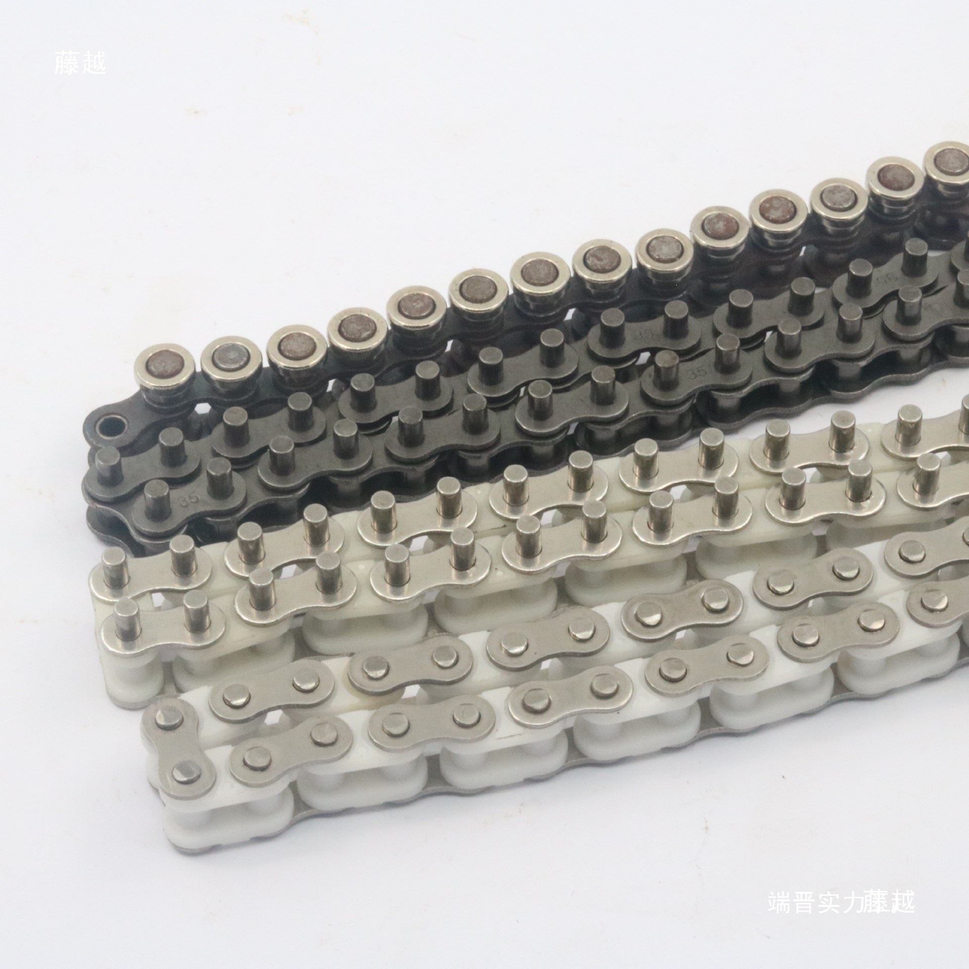 35轮C侧6B插件导轮滚珠链条链条单边带侧060B链条线碳钢带侧现货