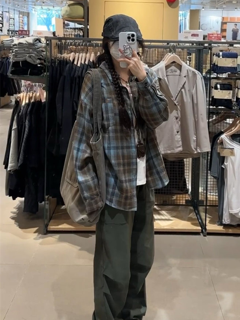 (Cross-border trading), autumn demi-season shirt, retro jacket, American style, oversize, for beloved
