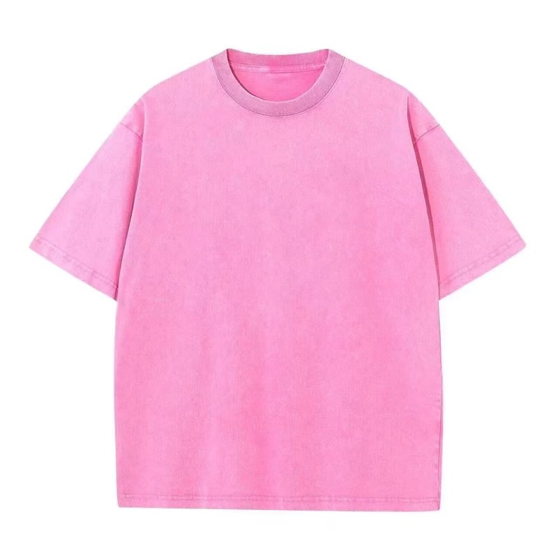 炒め雪花クラフト 240G ウォッシュ加工 オールドコットン Tシャツ メンズ 半袖 クロスボーダー オゾン トレンド トップス トレンド プリント|undefined