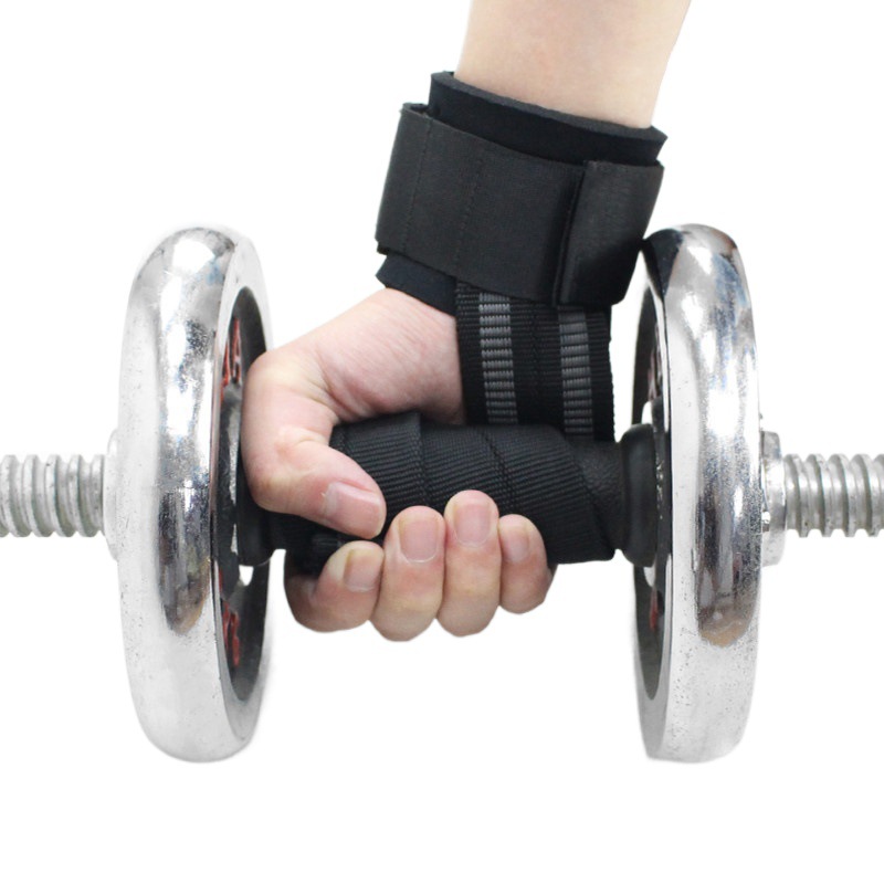 Maida cross-border fitness wristband non-slip hard pull booster band grip band barbell dumbbell pull-up booster band