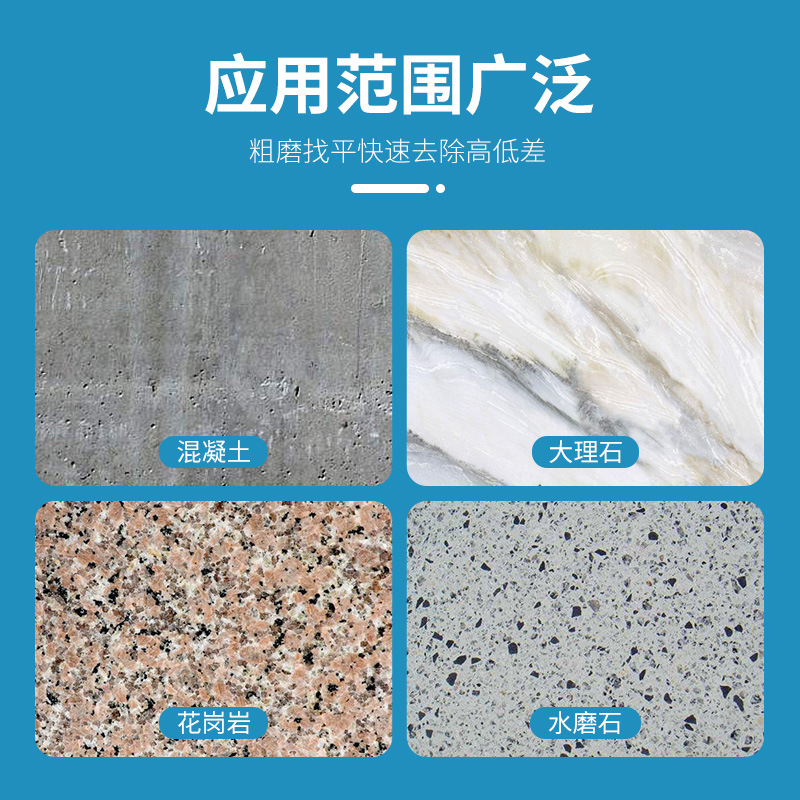 Cizalla de pared boca seca pieza de molienda Mármol Granito terrazo piedra de hormigón molienda gruesa nivelación diferencia de altura de eliminación