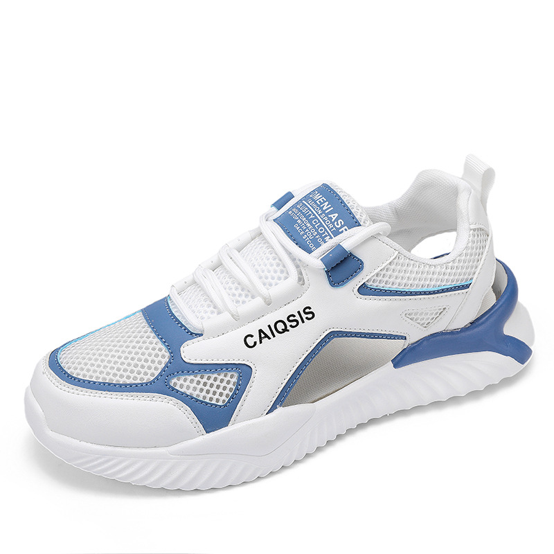 Zapatos de primavera de moda casual zapatos deportivos al aire libre de malla de aire plano transpirable zapatos de corredor de correa juvenil image 6