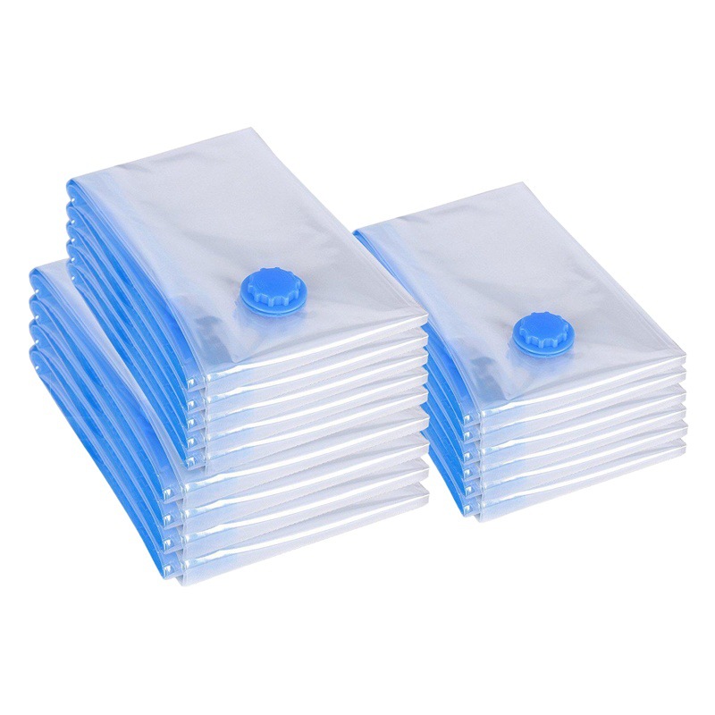 Bolsas de Almacenamiento Transparentes y Engrosadas – Compresión al Vacío para Ropa y Edredón