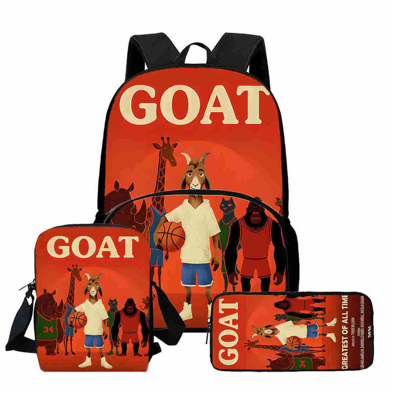 Miracle Dream Team Goat Backpack with a Front Pocket for Stationery, Breathable and Non-Sweaty on the Back, Practical and Comfortable Miracle Dream Team Goat Backpack with a Front Pocket for Stationery, Breathable and Non-Sweaty on the Back, Practical and Comfortable