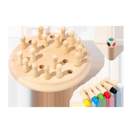 Children's educational memory chess early education toys baby memory exercise concentration training wooden game chess toys