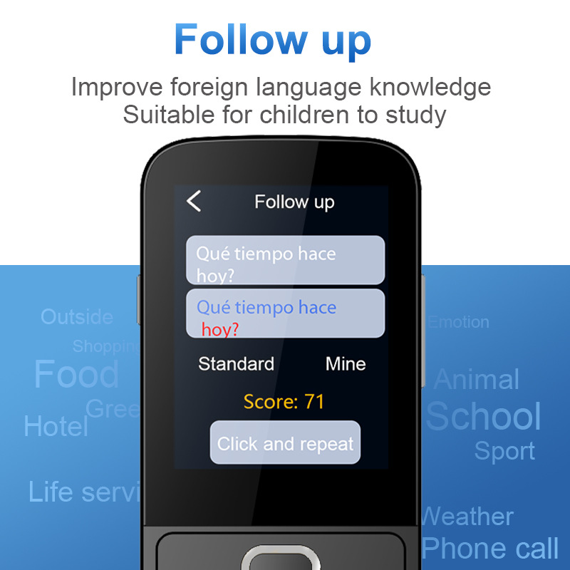 Traductor inteligente Traductor sin conexión en varios idiomas Viajes al extranjero Traductor de negocios Traductor Interpretación simultánea en ruso