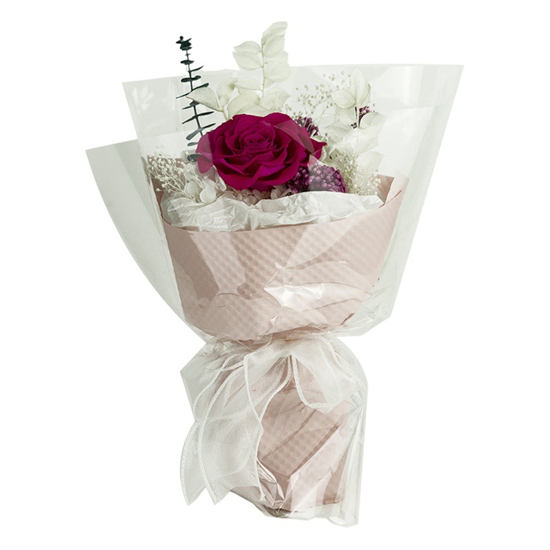 Ramo de rosas eternas de Yunnan, producto terminado, decoración, regalo de San Valentín para novia, regalo de flores reales, ramo eterno creativo