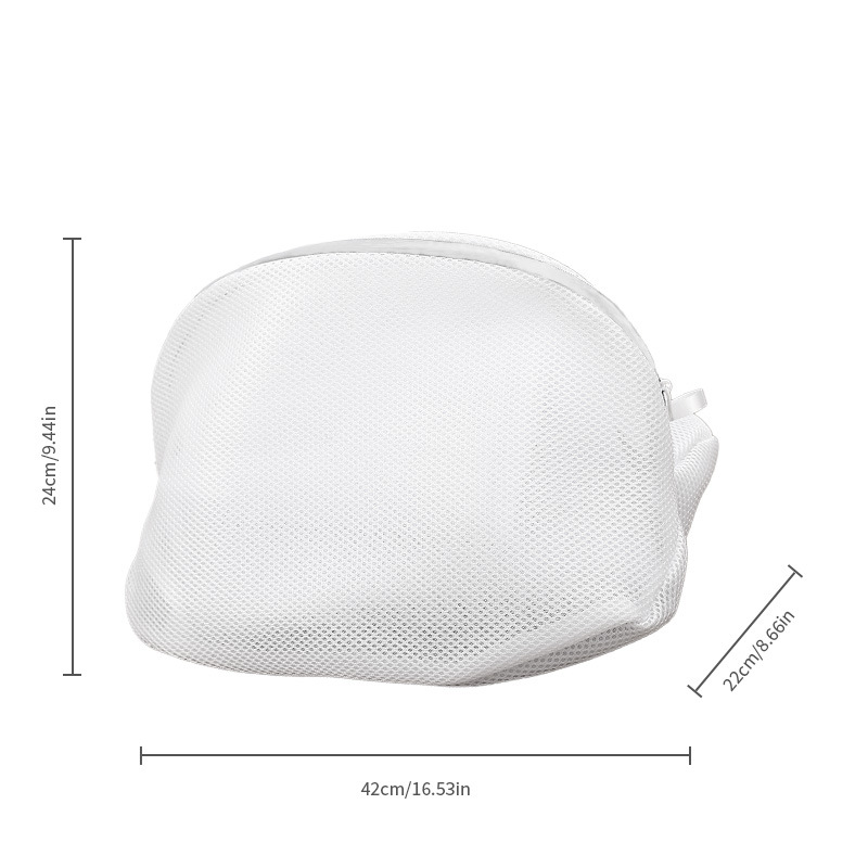 Bolsa de lavado gruesa para zapatos, anti-deformación y duradera, ideal para lavadora o limpieza del hogar.