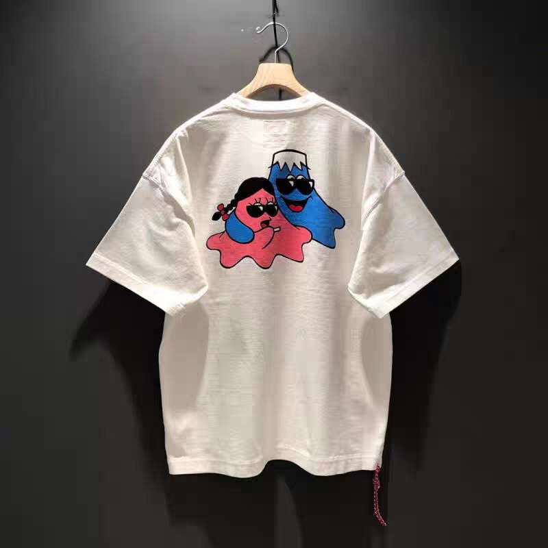 Beams Japan Fuji Japanese Style Loose Small Red Rope Mount Fuji Logo Printed Casual Short-Sleeved T-Shirt 25Ss