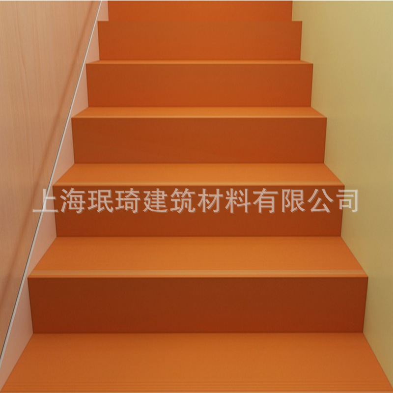 灰色PVC地胶楼梯踏步板防滑条台阶科技馆塑胶地垫整体铺 安全环保-阿里巴巴