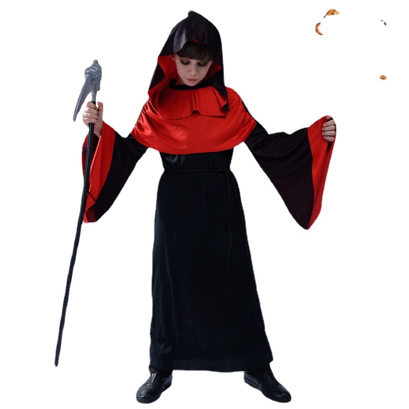 Nuevo niño pequeño horror fantasma traje de cosplay traje de Halloween rendimiento etapa traje rendimiento distribución al por mayor