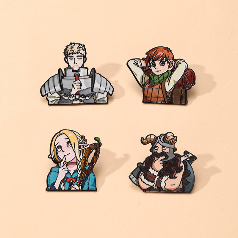 Maze Restaurant Brooch Anime Peripheral Souvenir Cartoon Leos Two-Dimensional Versatile Clothing Accessory Metal Enamel Badge Maze Restaurant Brooch Anime Peripheral Souvenir Cartoon Leos Two-Dimensional Versatile Clothing Accessory Metal Enamel Badge