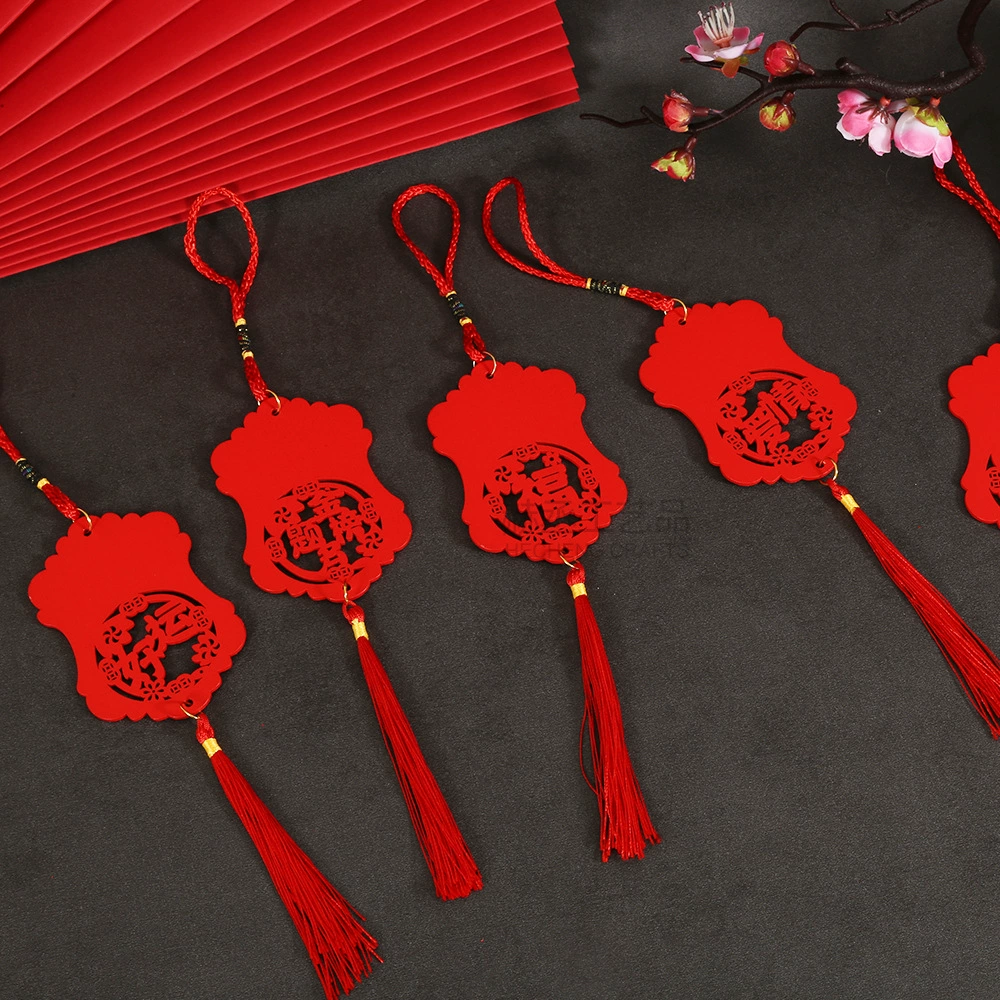 Волнистая кружевная молитвенная карта поздравления с Новым годом