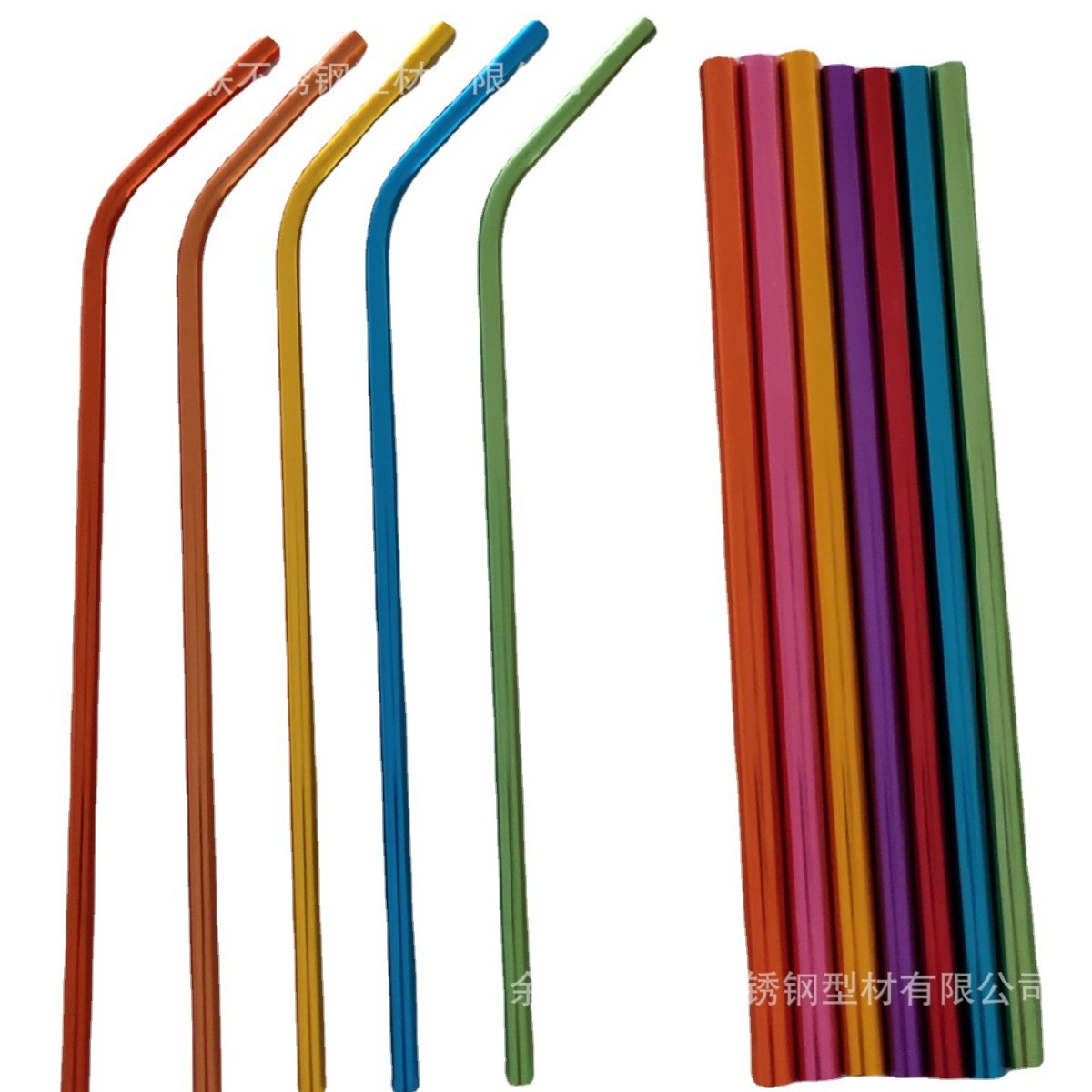 外贸出口精致套装304材质不锈钢吸管 不锈钢吸管勺