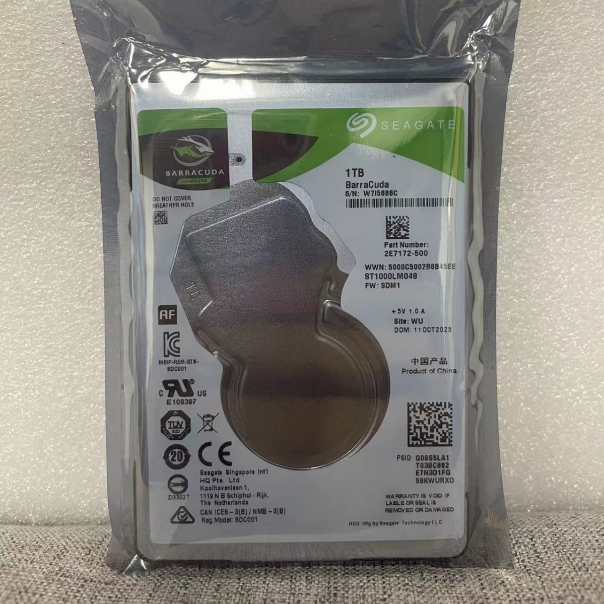 St1000Lm048 1Tb 5400 Rpm Sata3 Laptop Hard Drive 7mm Mechanical Hard Drive 2.5inch