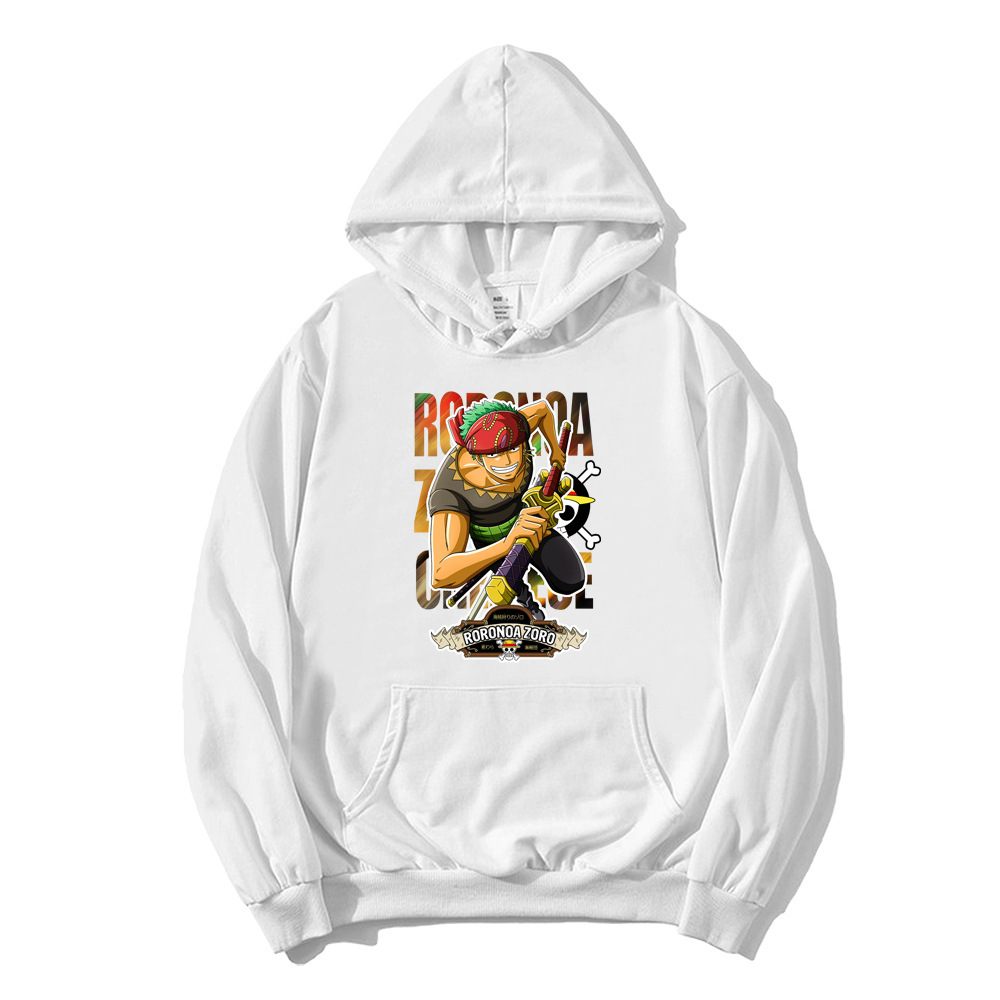 Suéter de manga larga de One Piece Sauron Luffy Anime Segunda dimensión Periférico Moda Otoño e invierno Suéter para hombres y mujeres Suéter con capucha