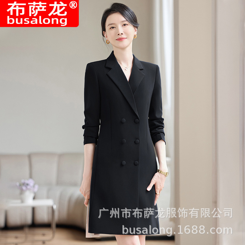 2026 New Model Busalong Women's Long-Sleeve Professional Blazer Formal Outfit Women's Jacket Workwear 601