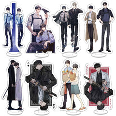 破雲 江停 嚴峫 雙面同人亞克力立牌桌面擺件透明立繪廣播劇周邊