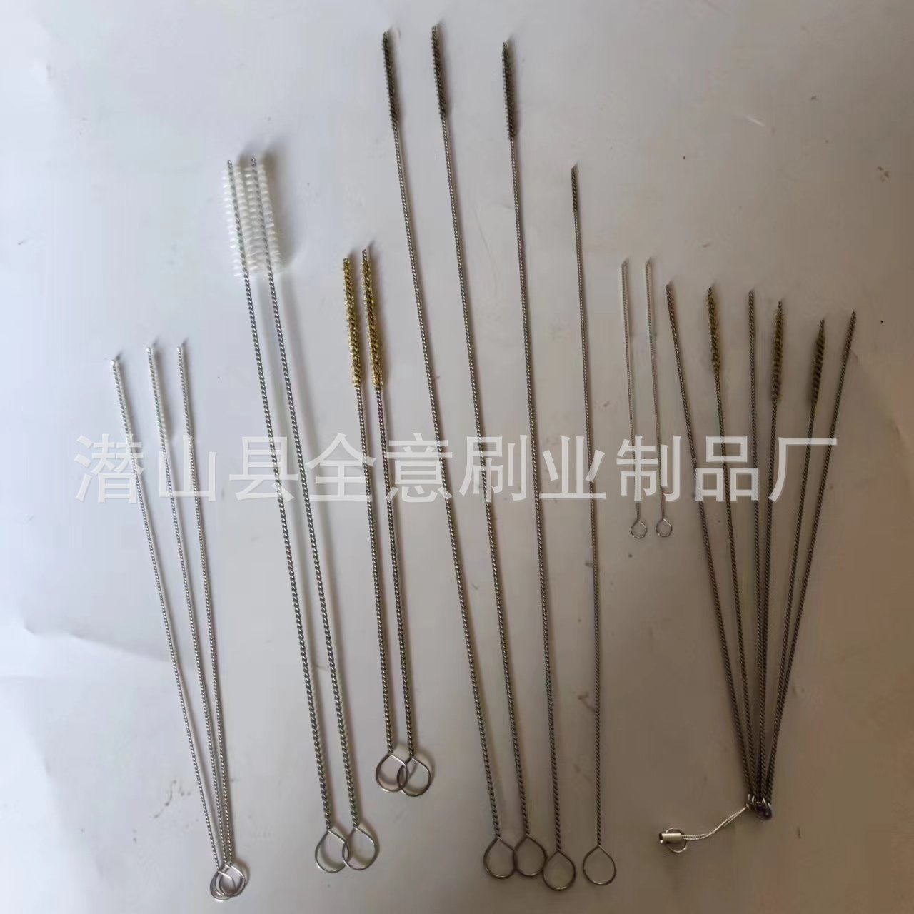 试管清洗毛刷医用设备实验室管道除尘清洗空调管道清理钢丝铜丝刷