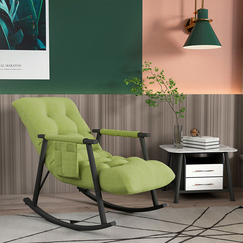 Rocking chair home balcony living room lazy sofa chair single Internet celebrity rocking chair adult leisure chair sofa nap chair