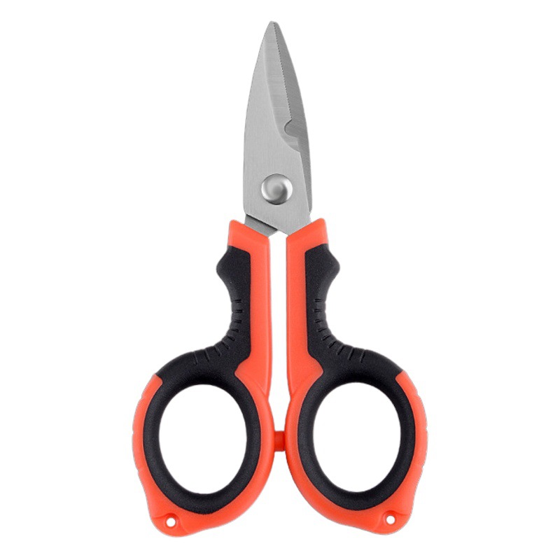 Luya fishing small scissors strong horse PE line lead leather special multi-functional hook fishing small pliers