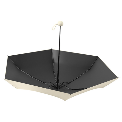 Capsule sun umbrella for women, dual-use mini five-fold, ultra-light, compact, portable sun protection, UV protection, sunshade, umbrella