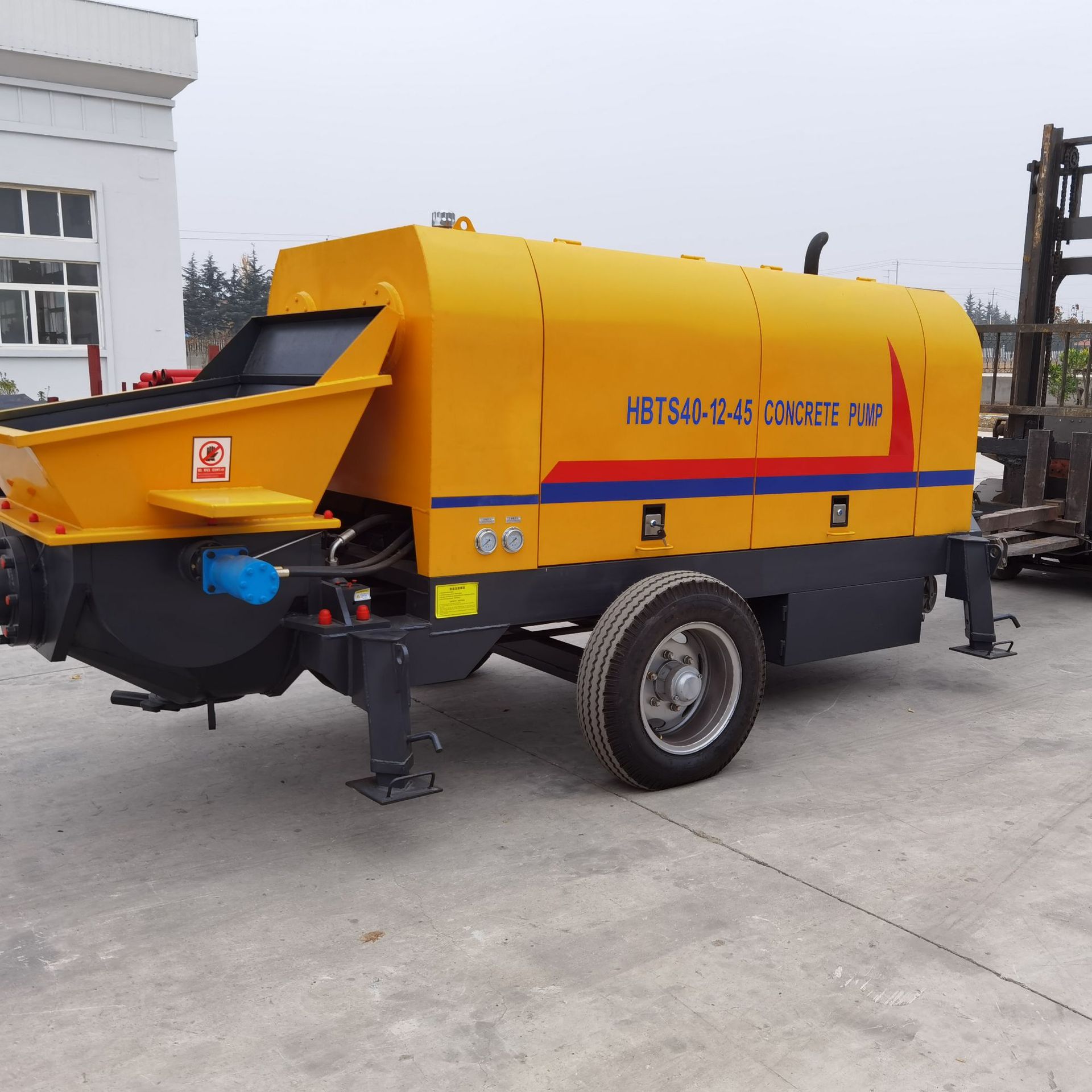 柴油混凝土输送泵 HBTS4012R型混凝土输送泵 小型工程泵