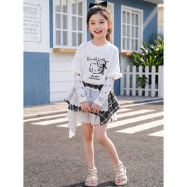 独特套装夏季新2026新款洋气裙子女童夏装