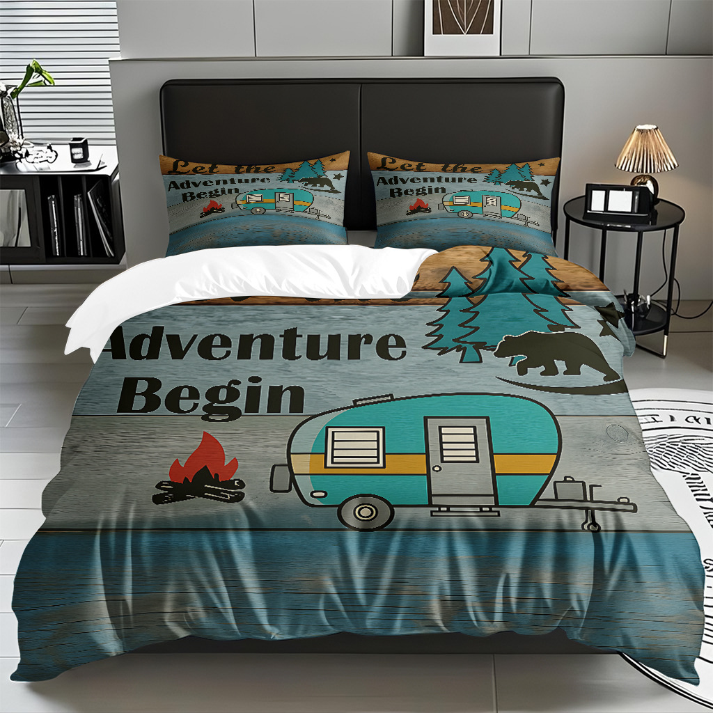 Camping Wind Digital Printed Edredon Kit Moisture Breathable Pro-Pel a través de la fábrica de la fuente para llevar a cabo TEMU / JIT