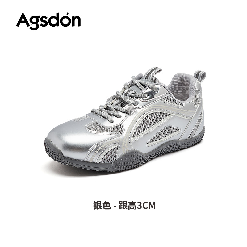 Zapatos de entrenamiento de ballet para mujeres 2025 nuevos zapatos de invierno plateados casuales con suela gruesa y veludo deportivo Gump