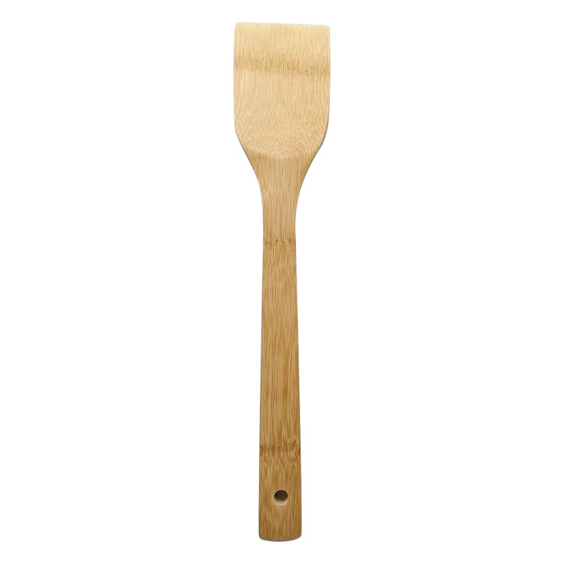 La espátula de bambú de los utensilios de cocina los 30cm del Amazonas carbonizó la espátula antiadherente de bambú del bambú de la cacerola por tres años