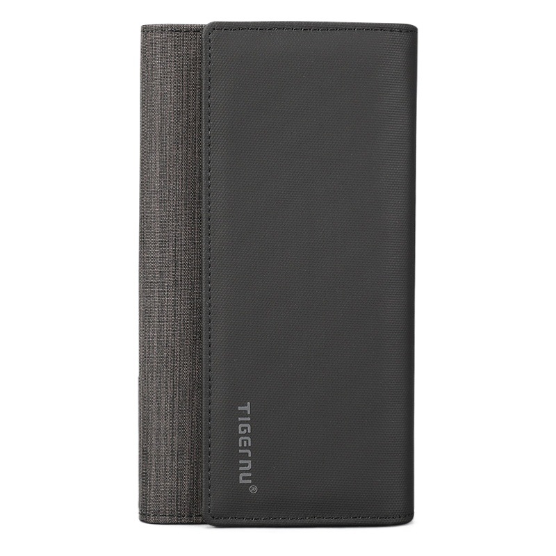 New Men's Multifunctional Long Wallet with Niche Trendy Design, Layered Clutch Bag, Large Capacity Business Card Holder