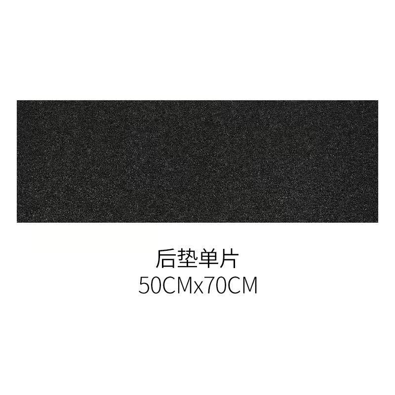 Universal – Universal Foot Pad Driver Passenger - black-rear-row-long