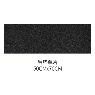 Universal Foot Pad Driver and Passenger Car Floor - black-rear-bench