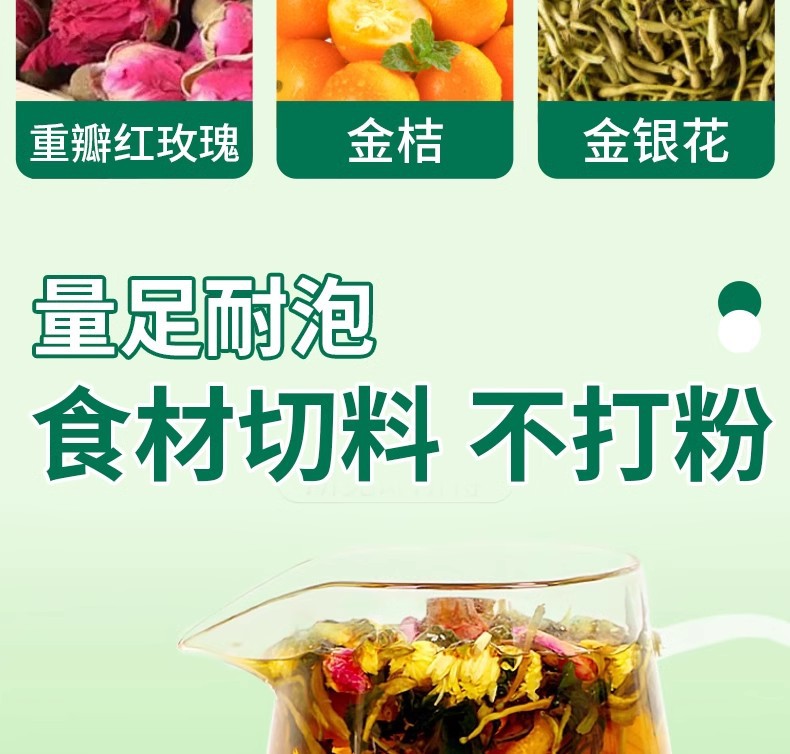 Dandelion Kumquat Tea Bags 50g Individual Sachets Traditional Herbal Infusion quality and texture