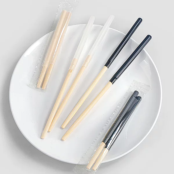 ✅ Disposable Retractable Chopsticks Spliced ​​Bamboo Chopsticks Plastic Chopsticks