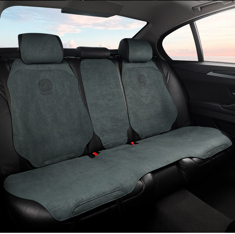 Suede Half Surround Seat Cushion Breathable Car Seat Cushion