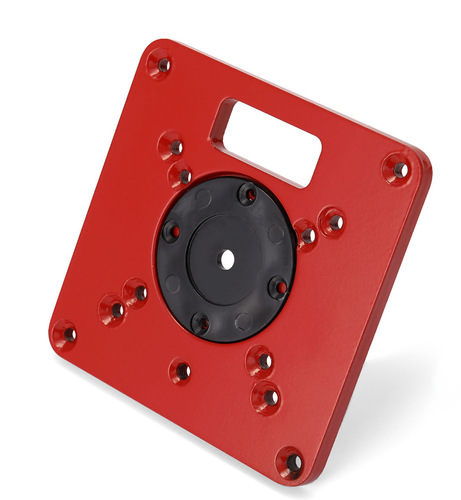 Woodworking CNC router bit reversal plate, electric acrylic milling slotting electric tool, woodworking hole machine edge trimming machine bit reversal plate