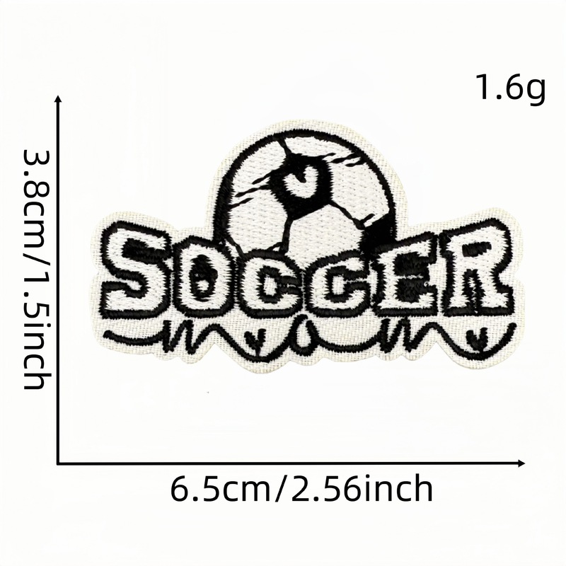新しい漫画サッカースポーツ刺繍布ステッカーカラー落書きパッチコンピュータ刺繍衣類アクセサリー在庫卸売|undefined