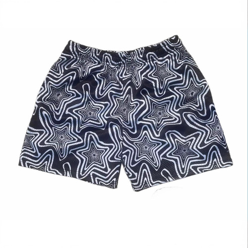 American men's 3D basketball shorts summer new sports fitness running basketball quarter shorts beach men's shorts