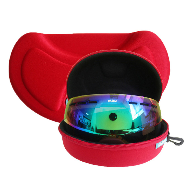 批发 爆款 眼镜盒 EVA拉链盒 彩色挂钩太阳镜盒 抗压通用墨镜盒子